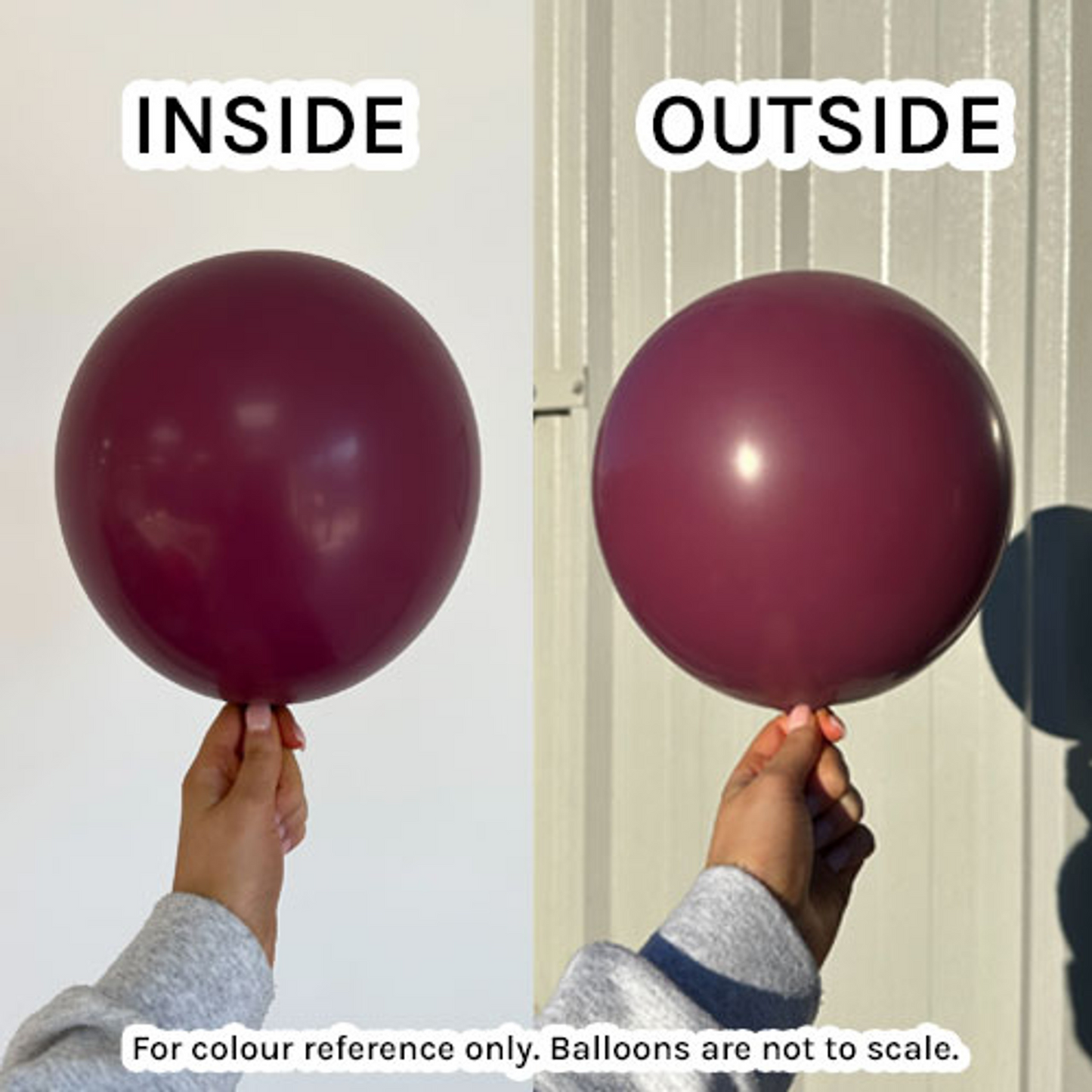 Sangria Balloon Truw Colour Image