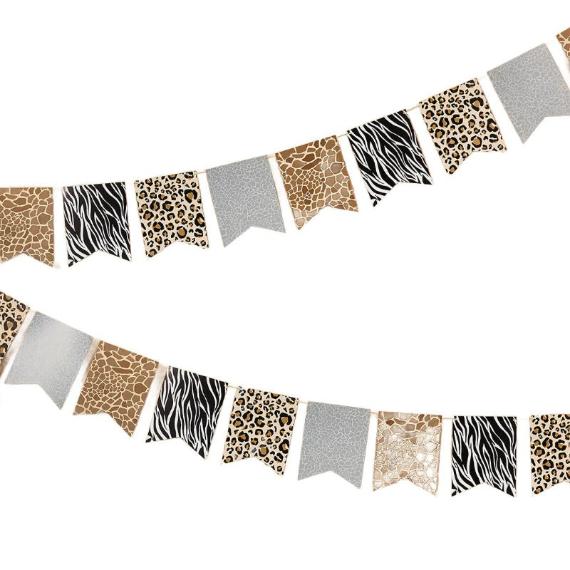 Animal print Bunting | Safari Party Bunting UK