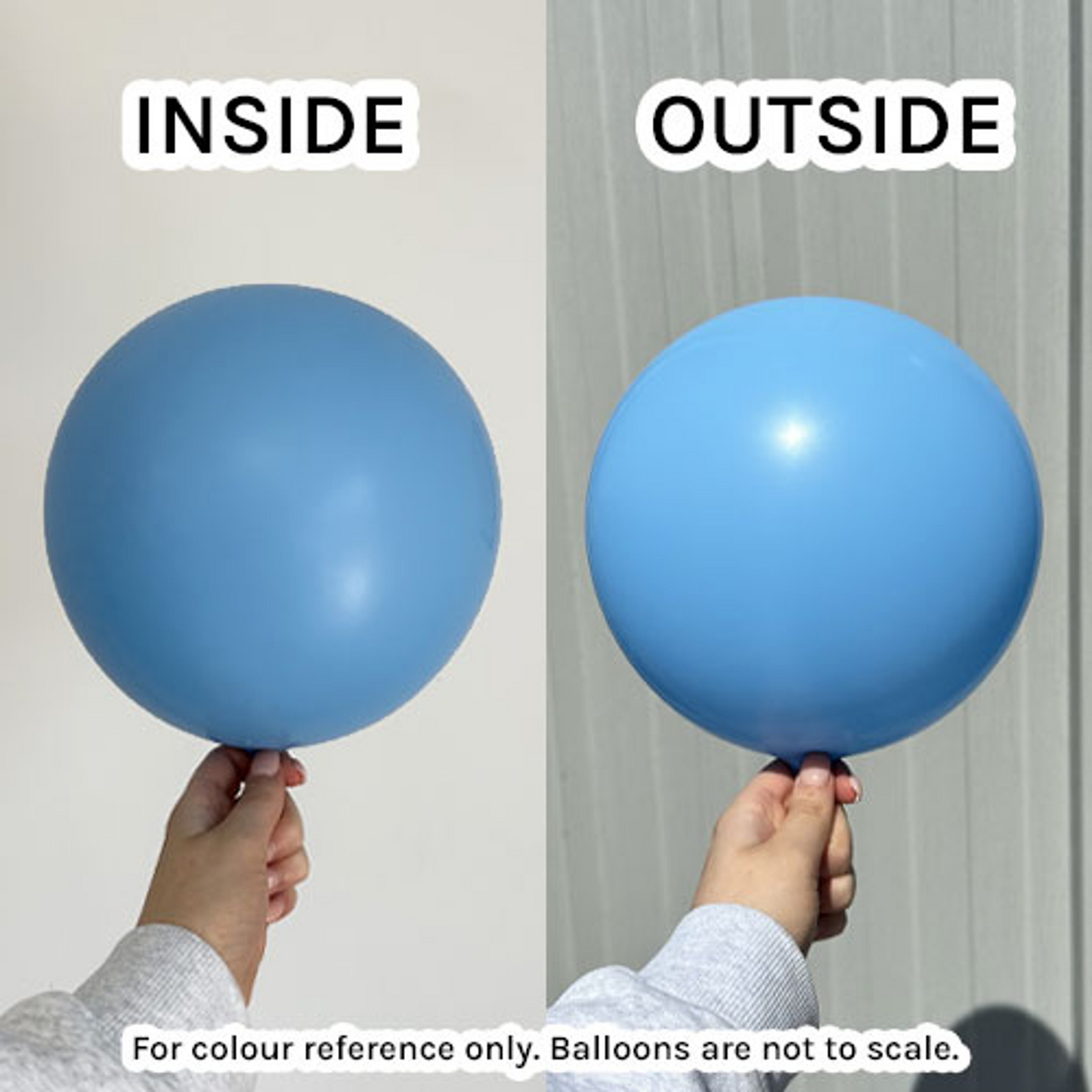 18" Baby Blue Balloons
