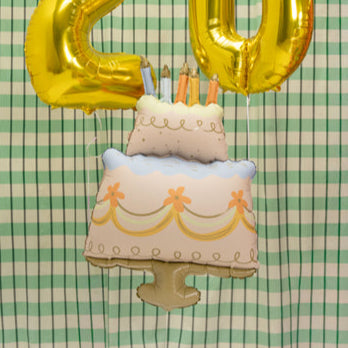 Birthday Cake Foil Balloon by Party Deco
