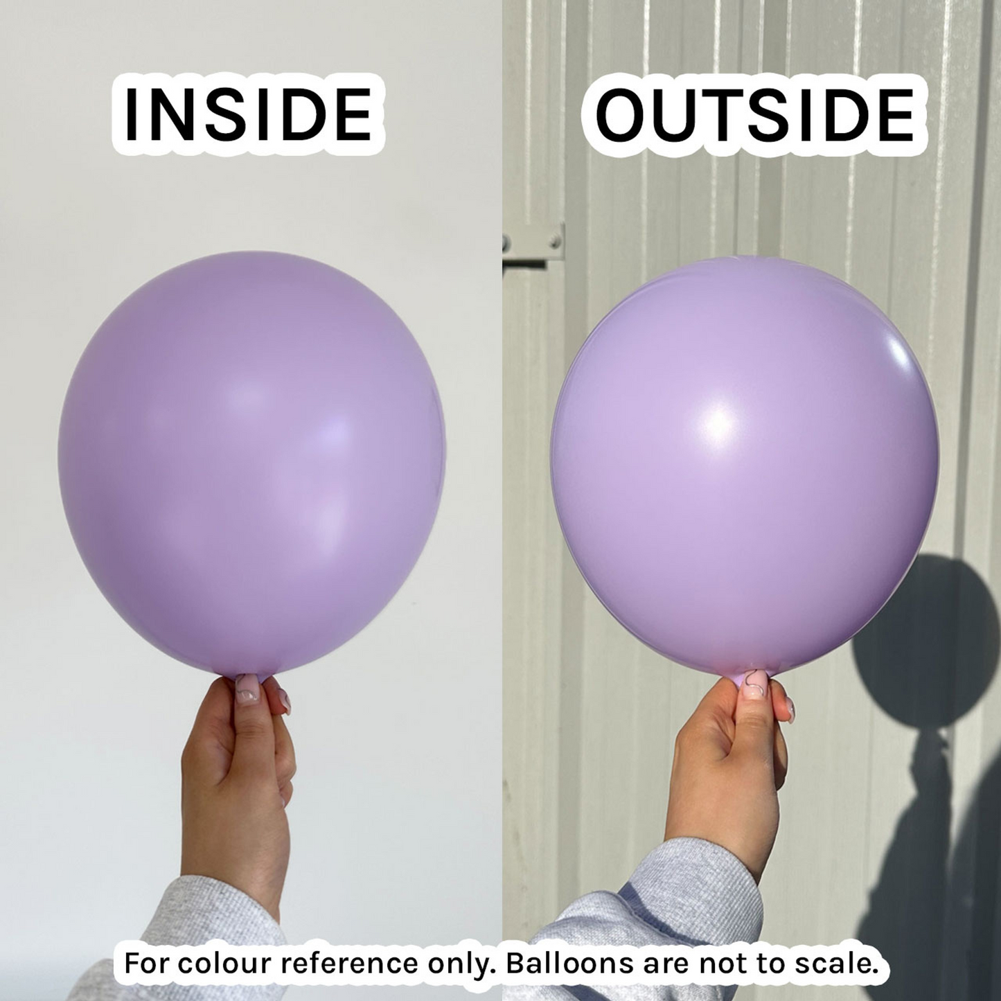 Chalk Pastel Balloons | Real Life Colour Image