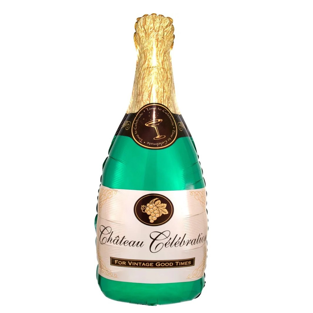 Champagne Bottle Foil Balloon