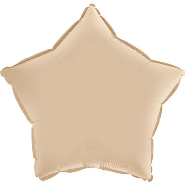 Cream Satin Star Balloon