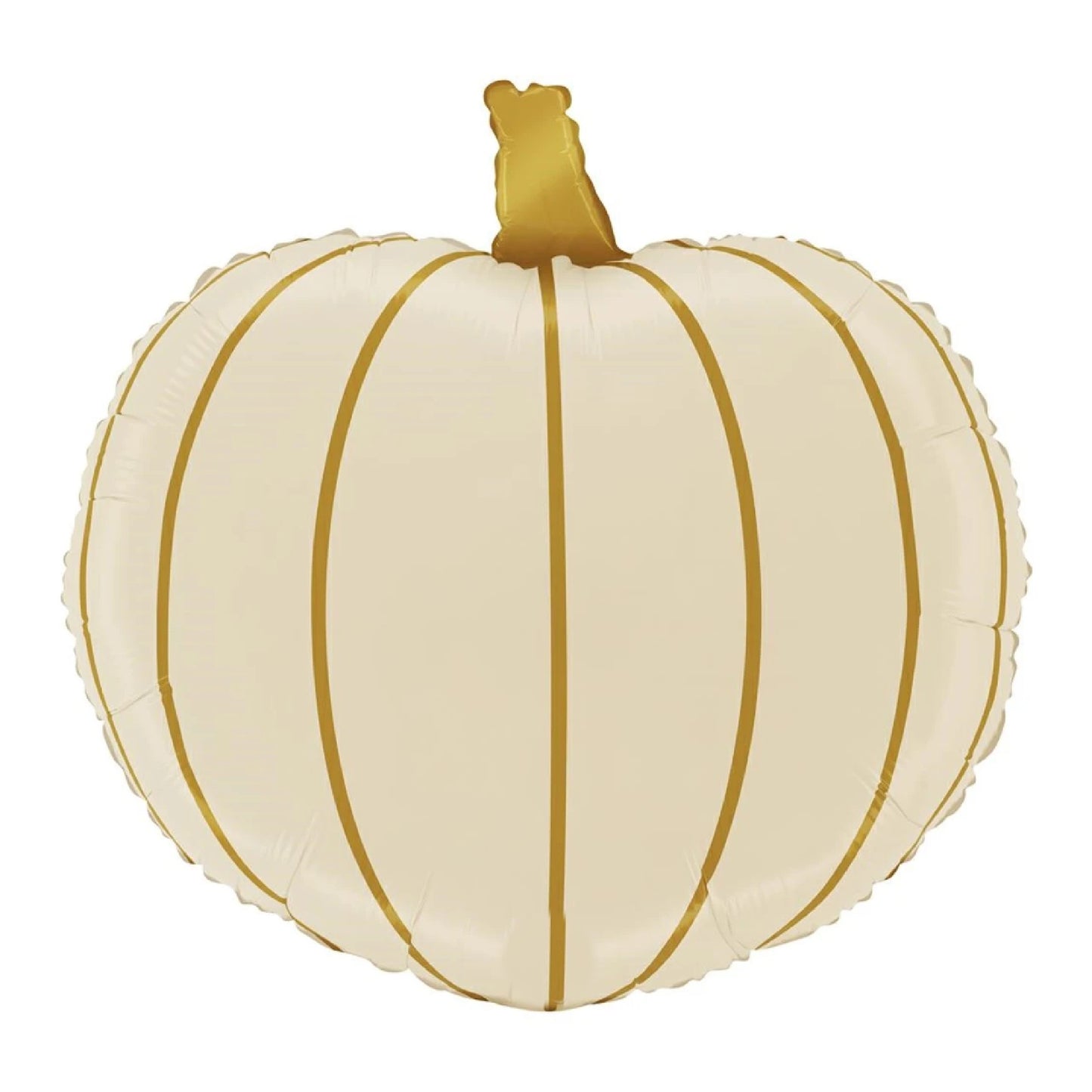 Cream Pumpkin Foil Balloon – 16" Halloween Balloon