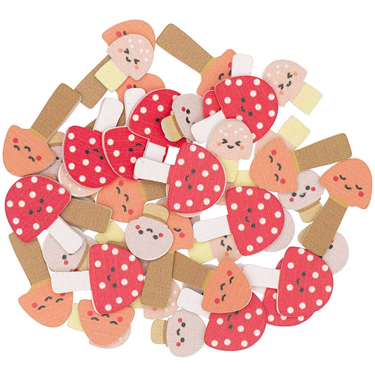 The cutest mushroom confetti. Perfect for crafting, embellishing, decorating and giving away.&nbsp;