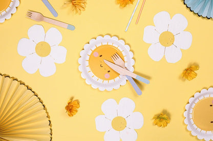 Daisy Shaped Party Napkins For Easter