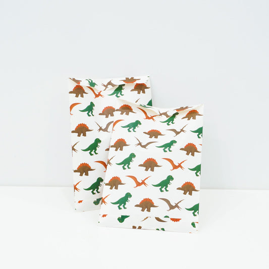 Dinosaur treat bags | Dinosaur paper Bags UK