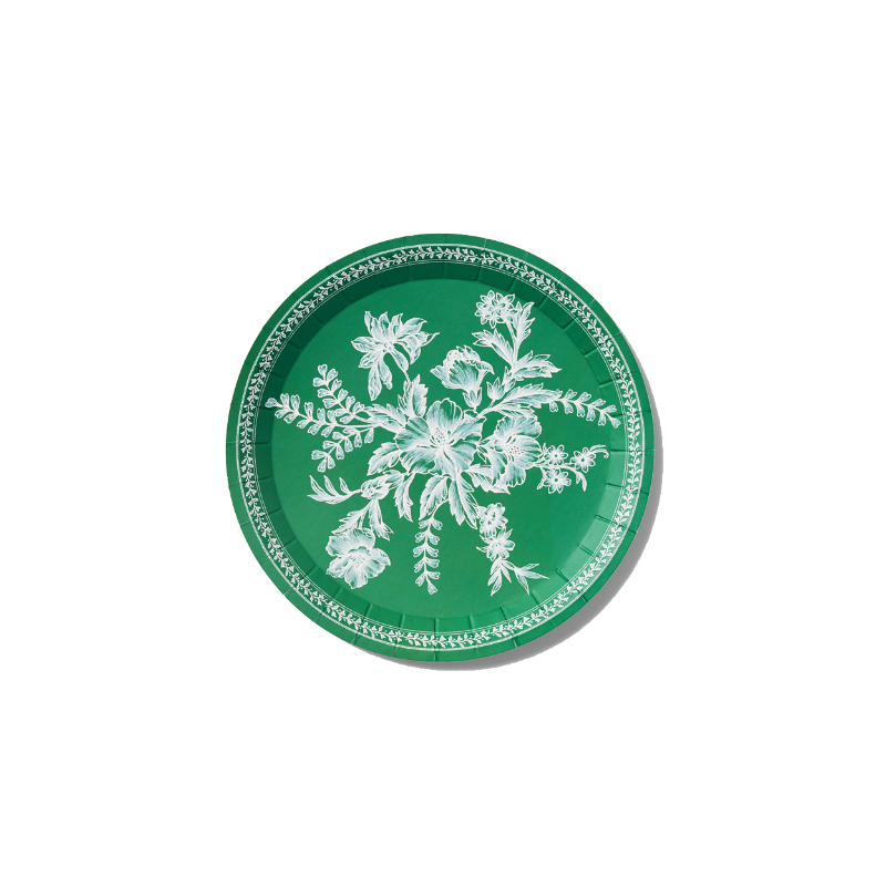 Emerald Toil Side Plates | Quality Plates for Tablescapes | Coterie