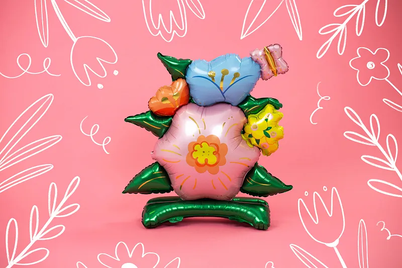 Standing Flower Balloon - No helium required