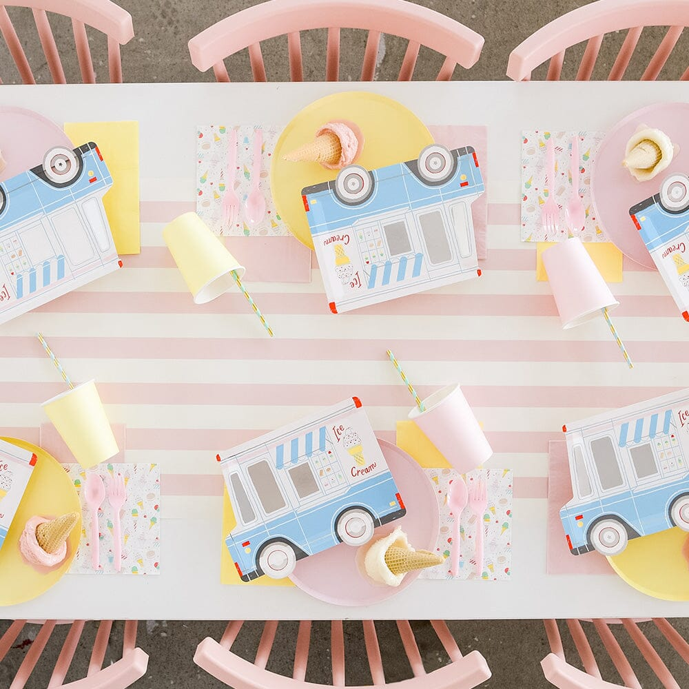 Ice Cream Party Ice Cream Van Plates UK