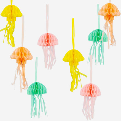 Jellyfish-Honeycomb-Decorations | Make Waves Jellyfish Decorations