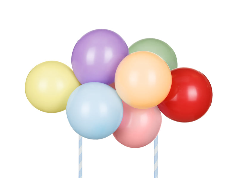 Balloon Cake Topper Kit - Rainbow