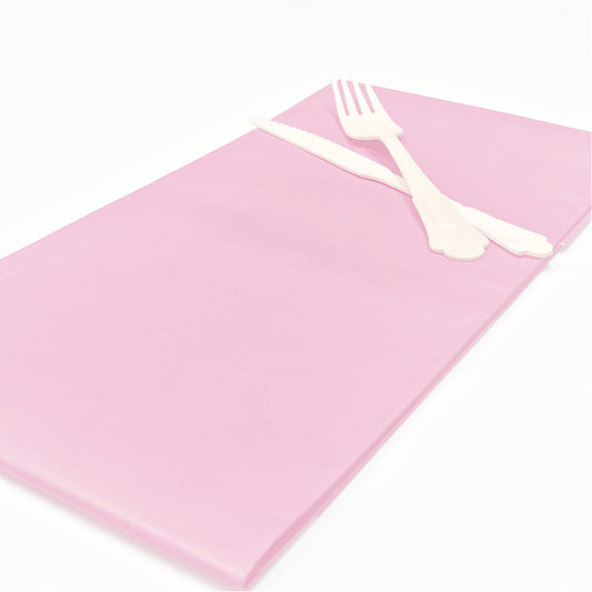 Large Paper Party Tablecloth Pale Pink
