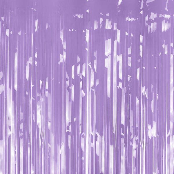 Shiny Lilac Party Curtain Backdrop