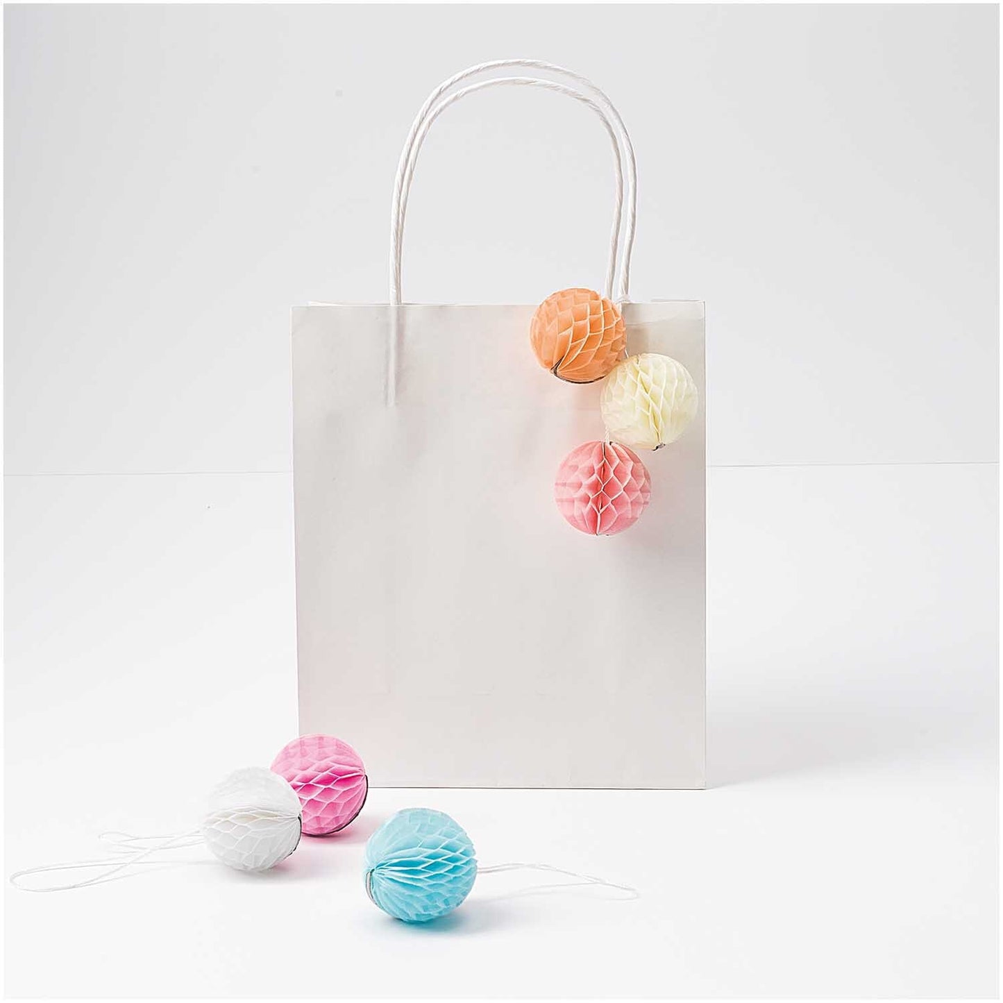 mix of mini honeycomb balls in the loveliest shades