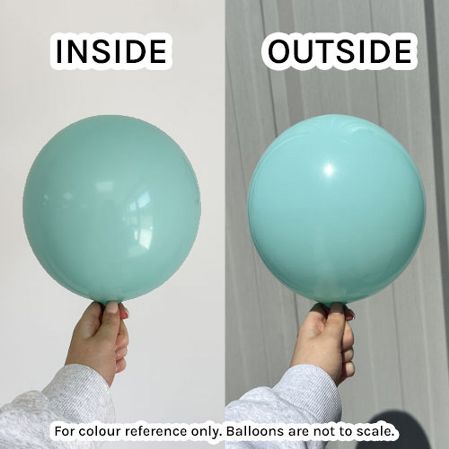 Mint Latex Balloons Kalisan Real Life Image