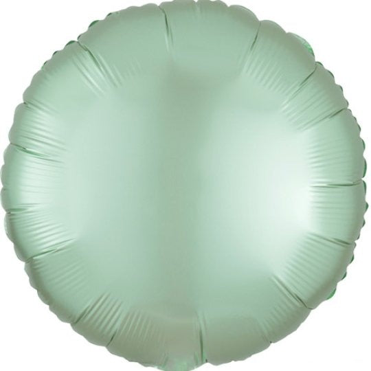 Mint Green Round foil Balloon Anagram UK