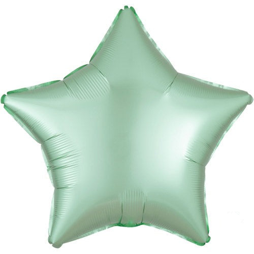 Mint Green Foil Star Balloon Anagram UK