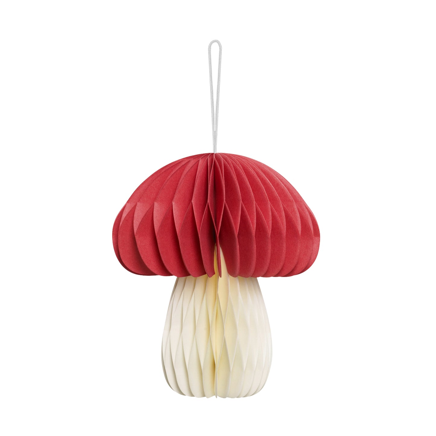 Mushroom Toadstool Paper Honeycomb Hanging Decoration