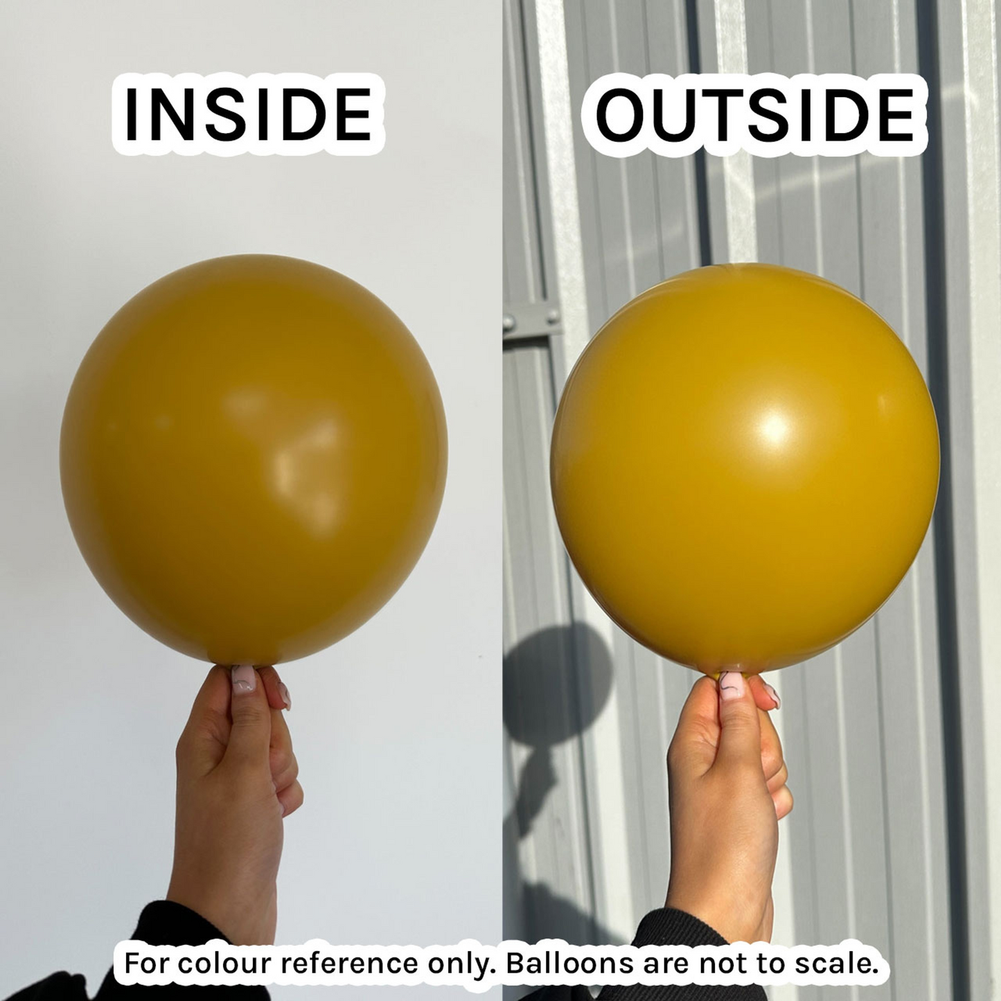 Mustard Latex Balloon - True Life Colour Picture