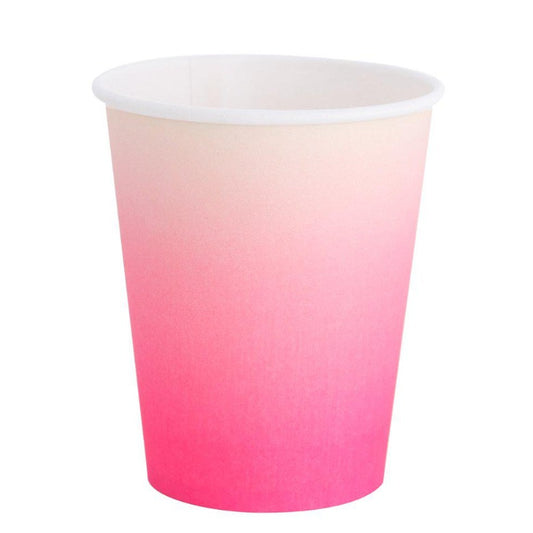 Neon Pink Party Cups | Barbie Party Themes UK