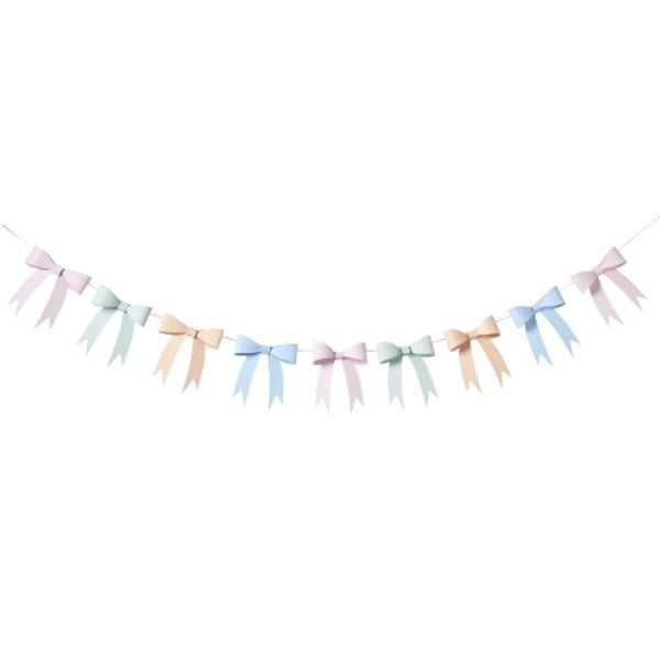 Pastel Bow Garland - Hooty Balloo