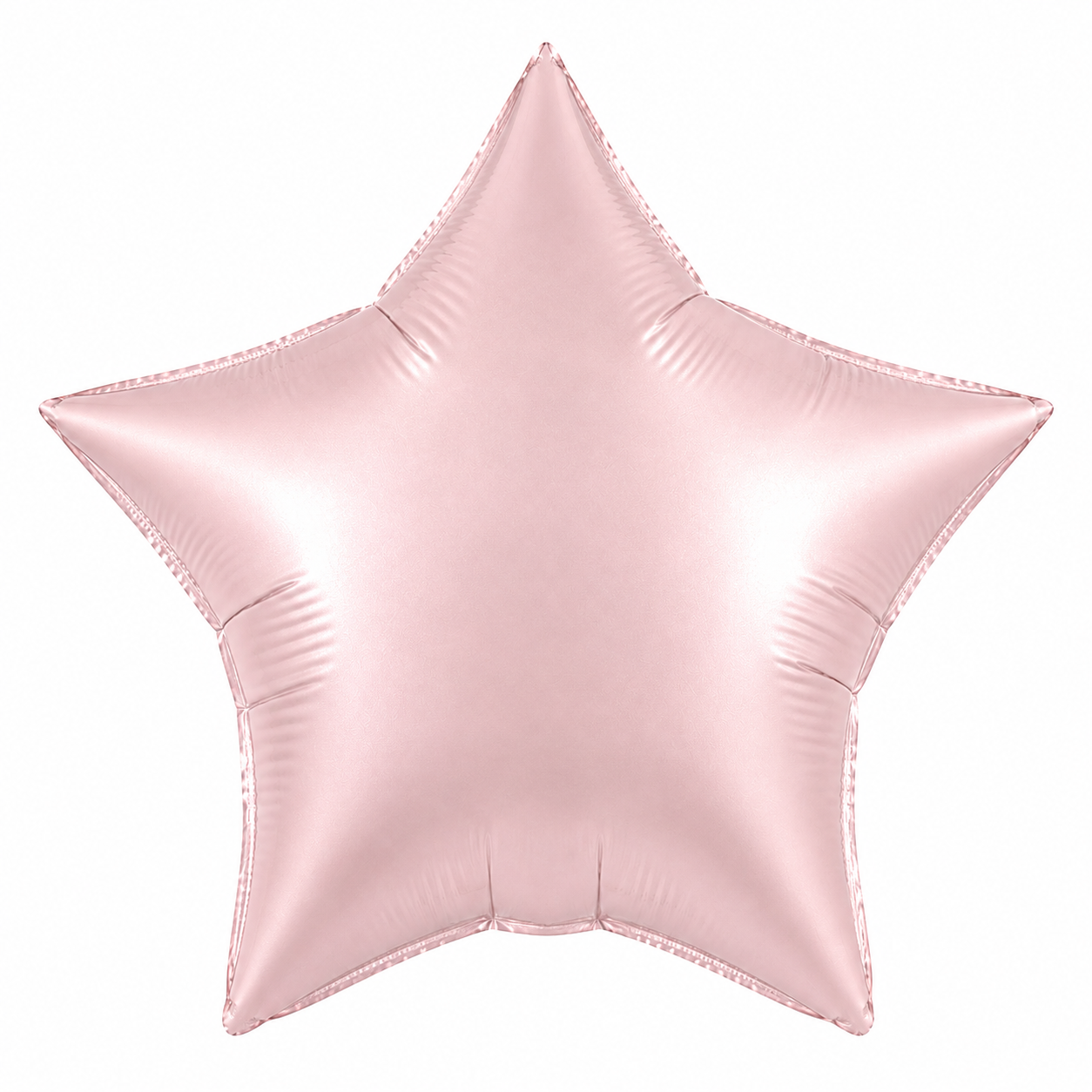 Pastel Pink Satin Star Balloon