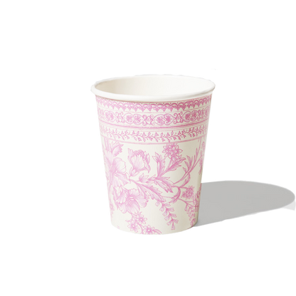 Disposable Cups for Special Occasions | Pink Tulle Paper Cups by Coterie UK
