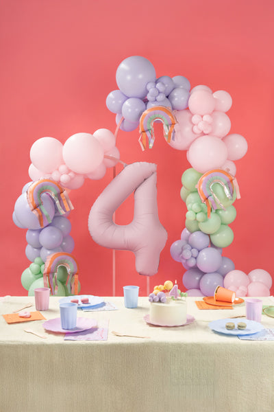 3 Pack Rainbow Fringe Balloons