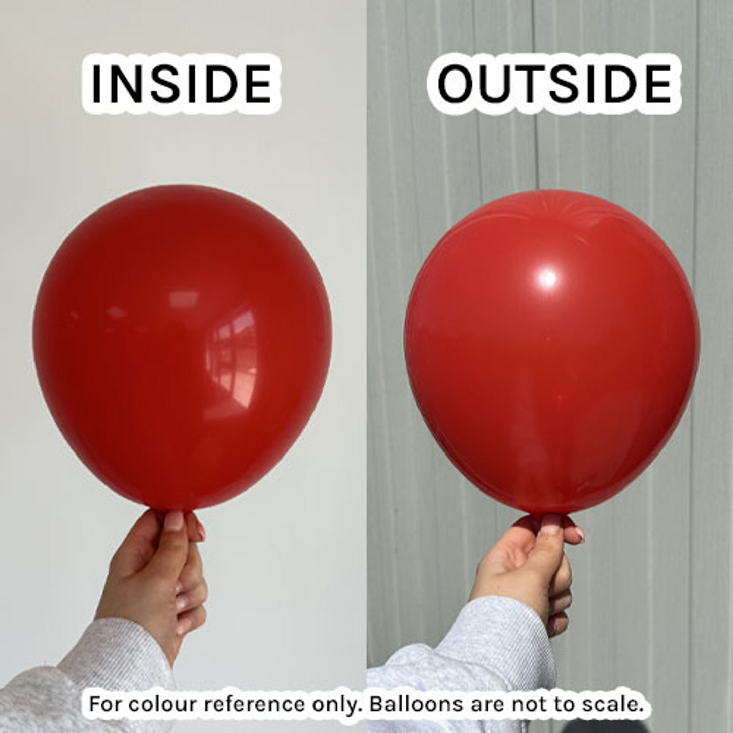Red Balloon Truw Life Colour Image