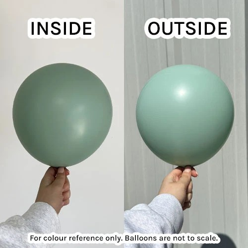 Retro Winter Green Kalisan Balloons True Life Colour Image