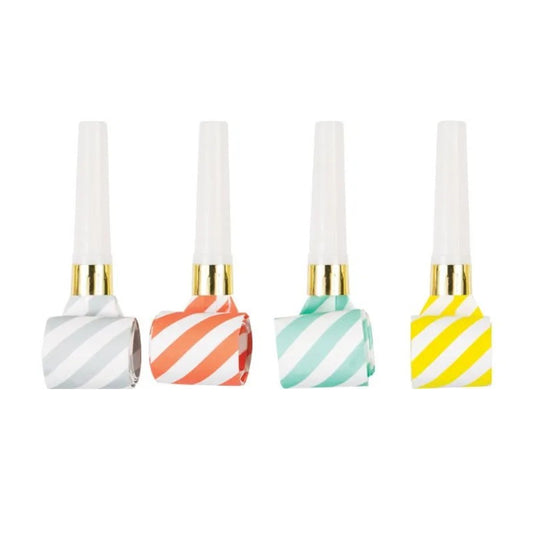 Party Squawkers | Striped Party Blowers