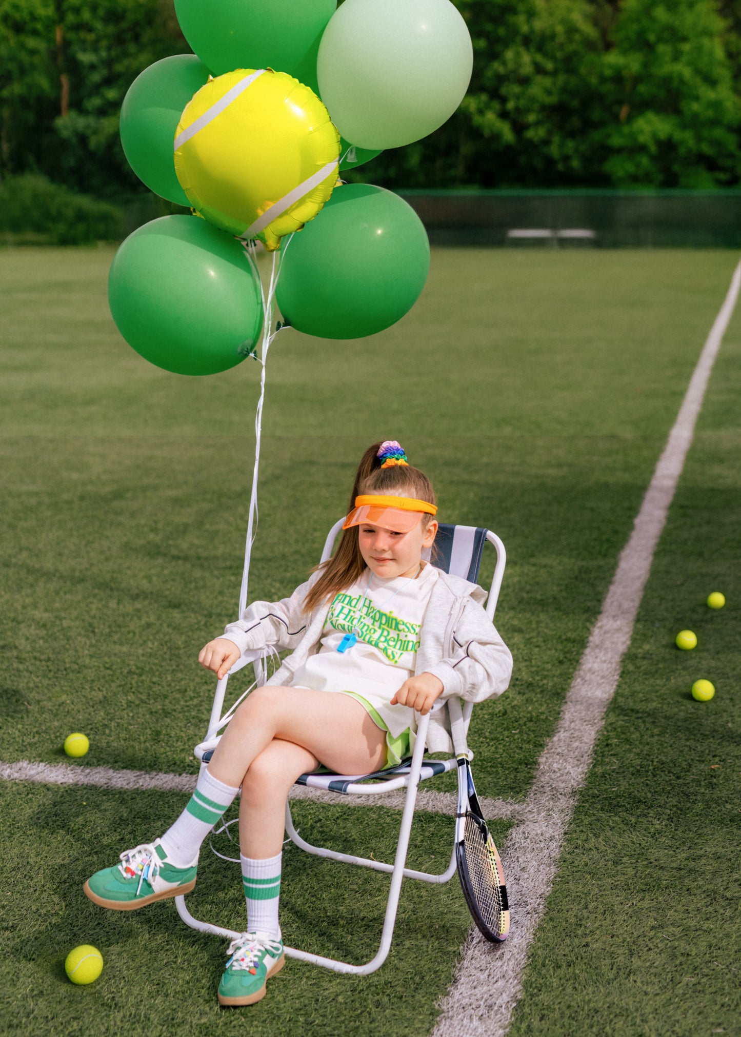 Tennis Ball Balloon - Tennis Party UK