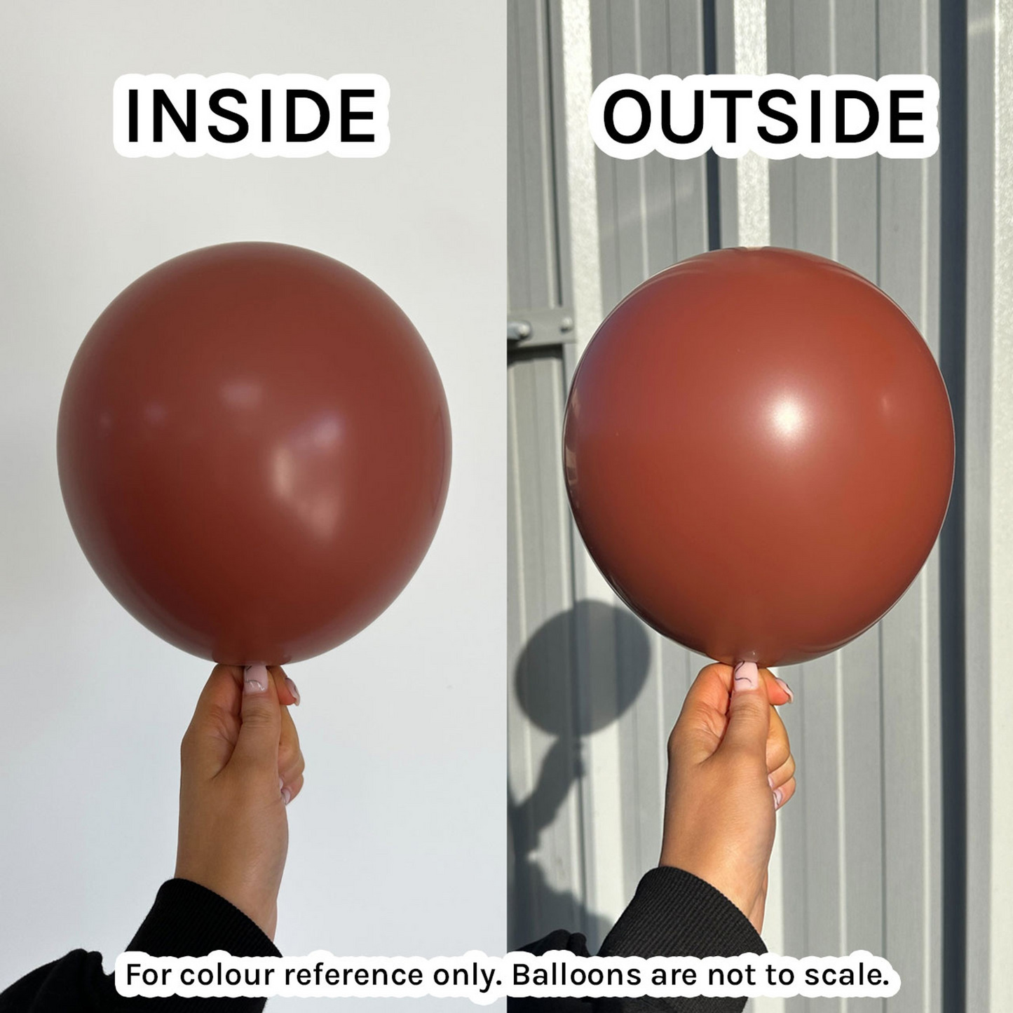 Terracotta Latex Balloon - True Life Colour Picture