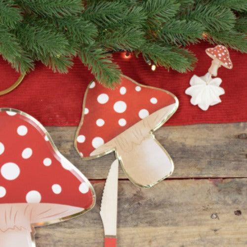 Cute Mushroom Shaped Party Tableware - Napkins
