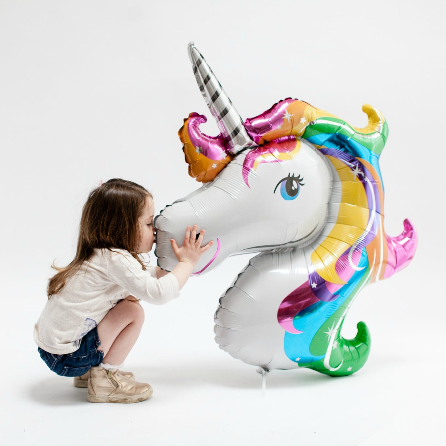 Giant Rainbow Unicorn Balloon 31"