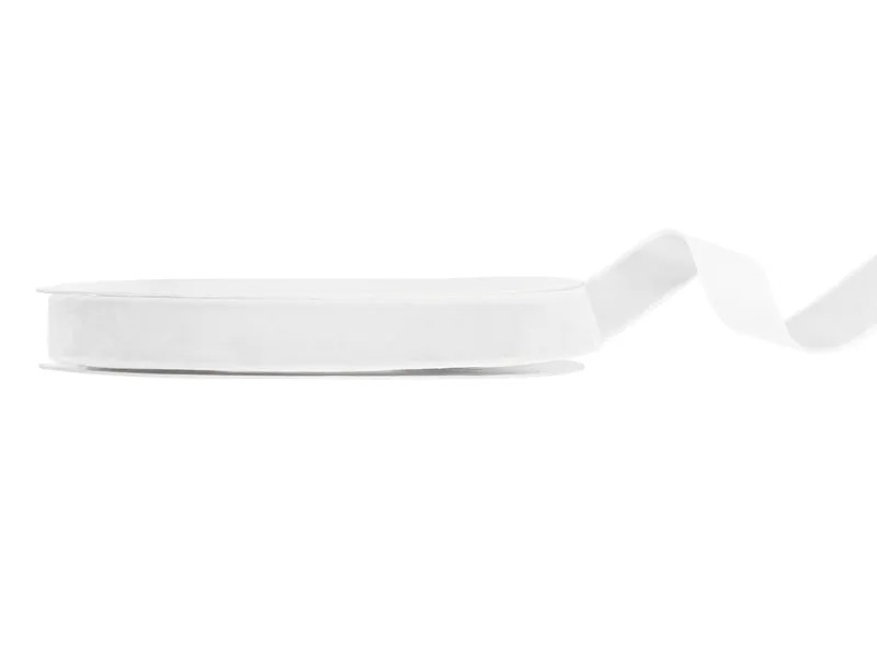 Velvet white ribbon