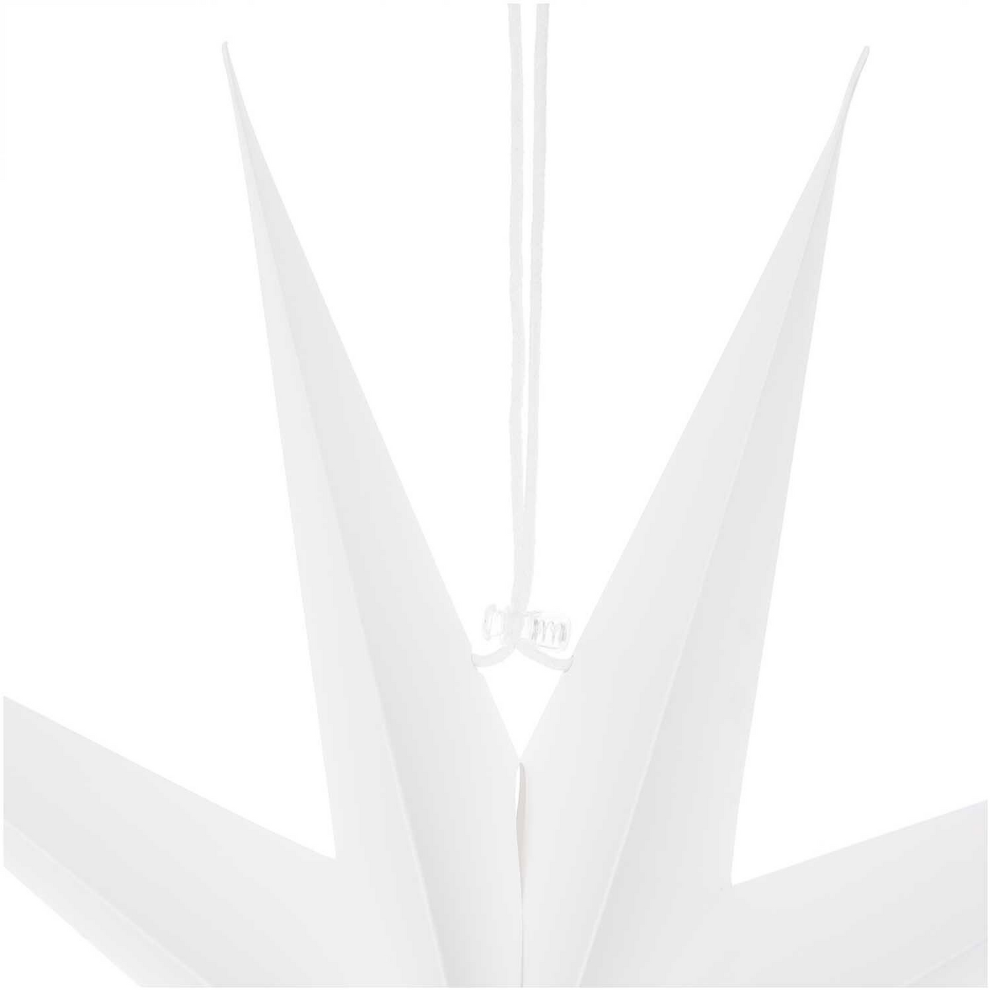 45cm Scandi Star Decoration - Matte White