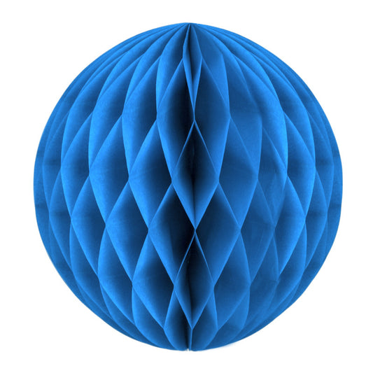 Blue Honeycomb Ball