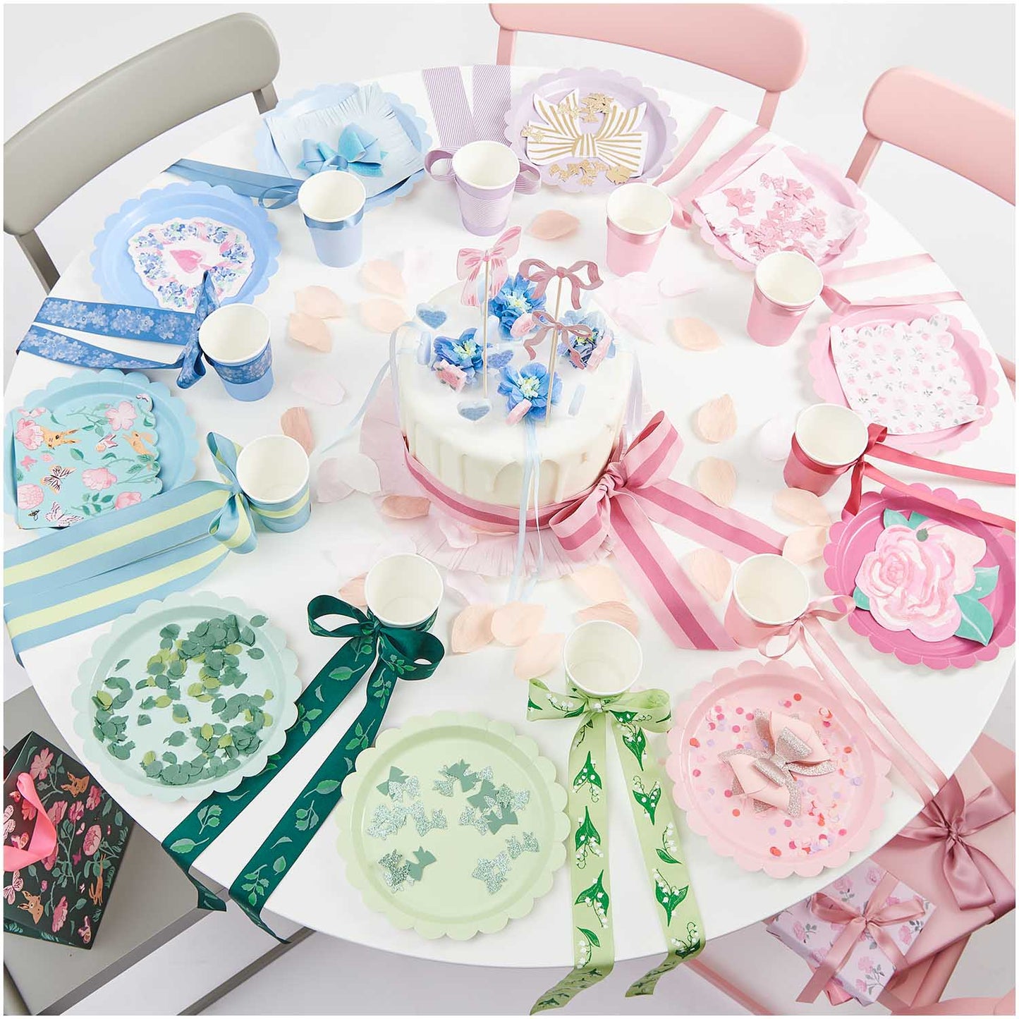 Party Mix Scalloped edge Party Plates set - Rico