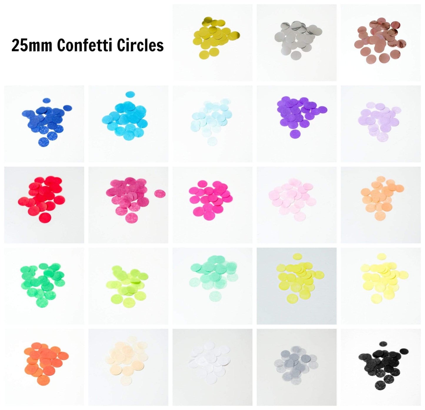 16" Bespoke Confetti Balloons | Custom Made Confetti Filled Balloons Pretty Little Party Shop