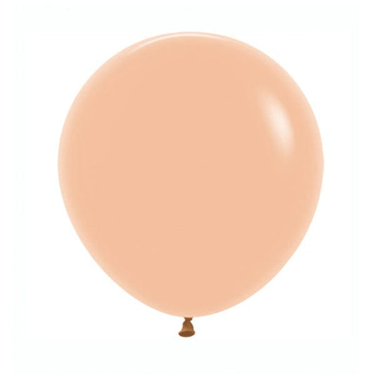 18" Peach Blush Round Latex Balloon | I8 Inch Round Balloons Sempertex sempertex
