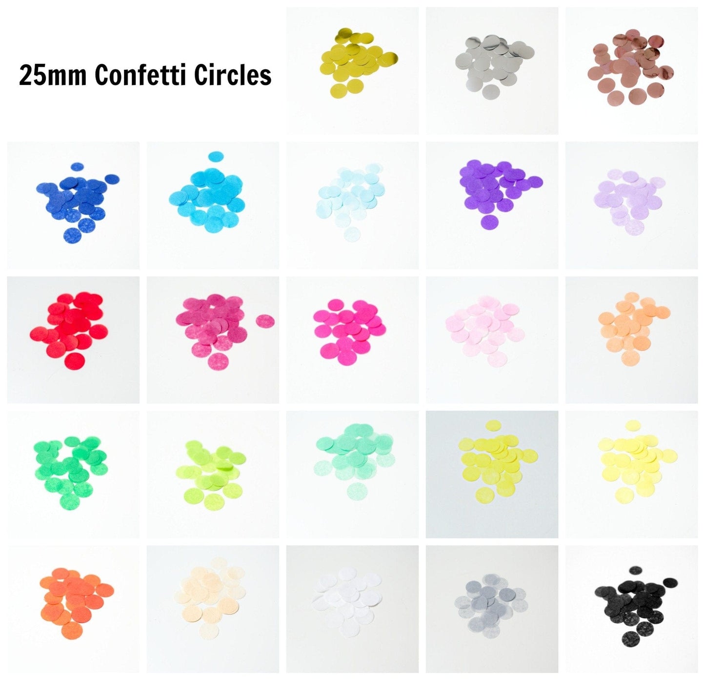 2ft Bespoke Confetti Balloons | Custom Made Confetti Filled Balloons Pretty Little Party Shop