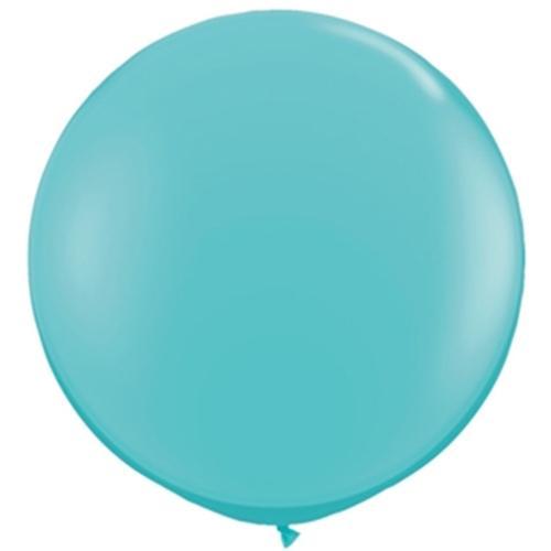 Teal Big Round Balloon | 3ft Jumbo Balloons | 36" Wedding Balloons Qualatex
