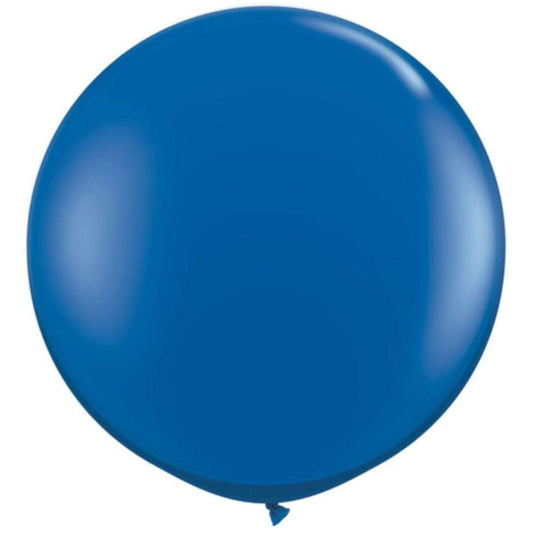 Blue Big Round Balloon | 3ft Jumbo Balloons | 36" Wedding Balloons  Qualatex