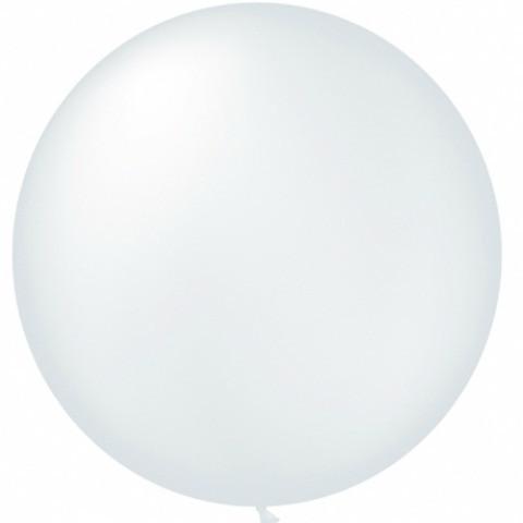 White Big Round Balloon | 3ft Jumbo Balloons | 36" Wedding Balloons Qualatex