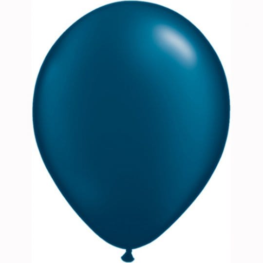 Pearl Midnight Blue | Plain Latex Balloons | Online Balloonery Qualatex