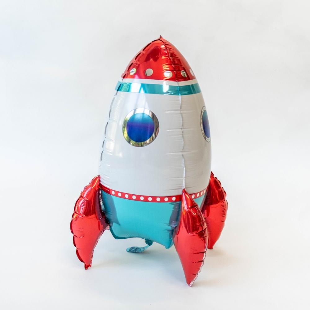 3D Rocket Balloon Centrepiece | Space Party Balloon Anagram