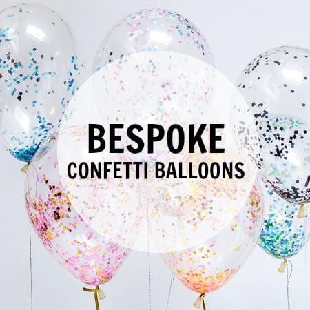 Bespoke Confetti Filled Balloons | Custom Made Confetti Balloons UK Pretty Little Party Shop