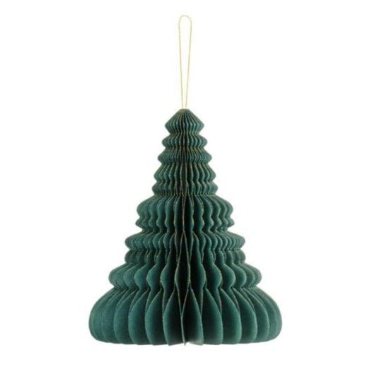 Paper Honeycomb Christmas Tree Decoration | Green Honeycomb Trees partydeco